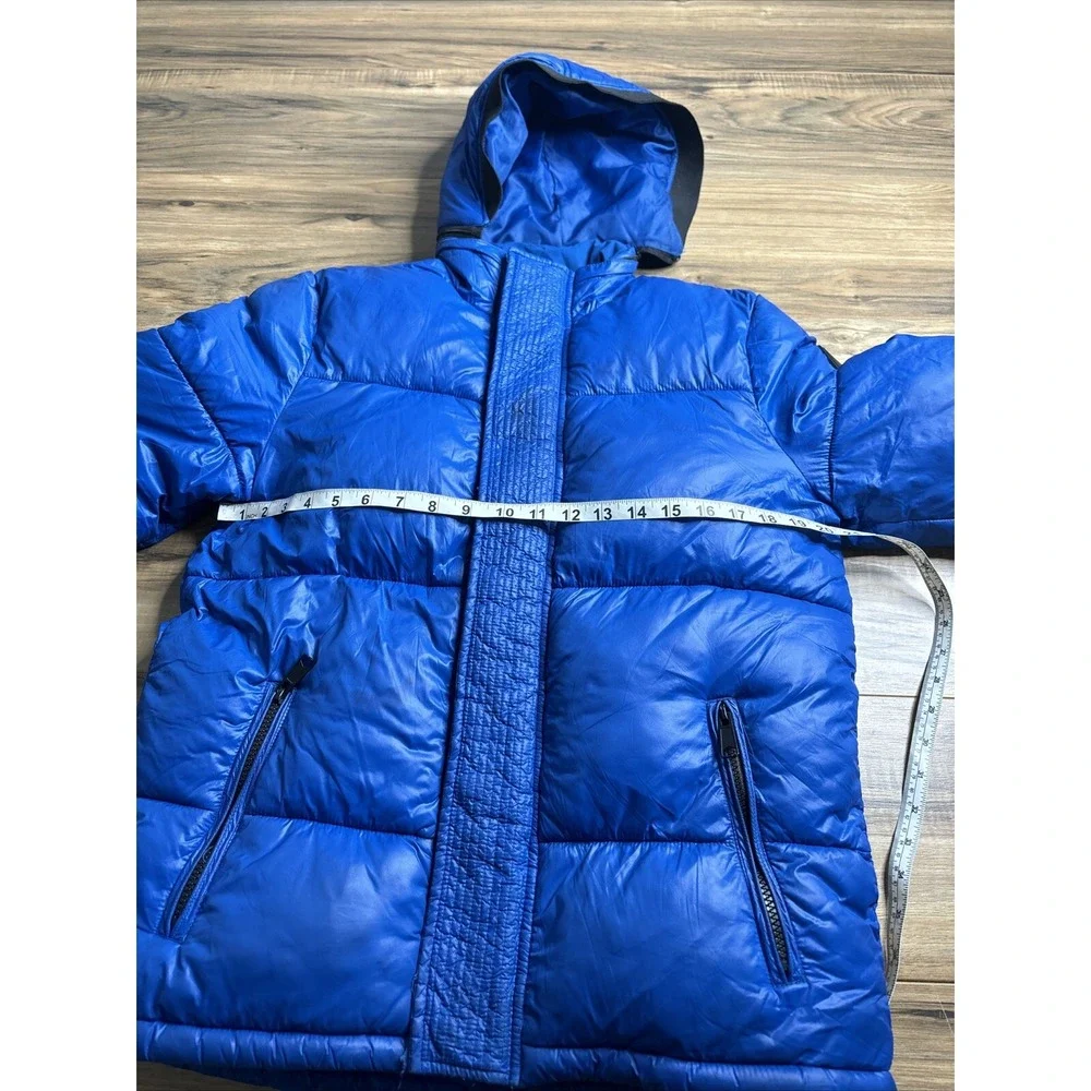 TOPMAN Full Zip Puffer‎ Jacket Size XS With Removable Hood RN 125149